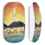 Souris sans fil Pixel design montagne