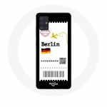 Coque pour Samsung Galaxy A71 Billet d'avion Berlin