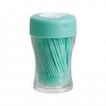 200 vnt / rinkinys Mink&scaron;tas plastikinis dviejų galvučių &scaron;epetėlis burnos priežiūros dantų &scaron;epetėlis žalia