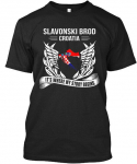 Slavonski Brod Kroatija My Story Begin Tee Unisex mar&scaron;kinėliai S