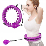 Pilvo įranga, Hula lankas su svarmenimis, 24 nuimami mazgai, tinka suaugusiesiems ir kūno rengybos profesionalams 24 sections