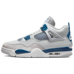 Air Jordan 4 Retro Military Blue 2024 Unisex Sportbačiai Kreminiai Off-White Neutraliai pilki FV5029-141 47.5
