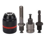 Gręžimo griebtuvas beraktinis savaime užsiveržiantis 1/2 colio 2&ndash;13 mm užveržimo diapazono greito keitimo įrankis Round 58mm Length