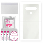 apgo MATTE Protective Skin Sticker for the back compatible with LG K61, Wrap Film, Hydrogel Film, Flexible, Soft TPU with positioning layer easy insta