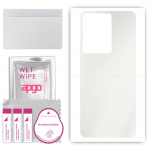 apgo MATTE Protective Skin Sticker for the back compatible with Vivo S16 Pro, Wrap Film, Hydrogel Film, Flexible, Soft TPU with positioning layer easy