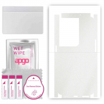 apgo Protective Skin Sticker for the back+sides compatible with Oppo Reno8 Pro 5G, Full Wrap Film, Foil, Vinyl - Pattern Matte Transparent