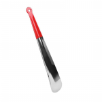 Lazy Shoe Helper Ne&scaron;iojama rankena Shoe Horn Batų kėlimo pagalbinė priemonė Nerūdijantis plienas raudona