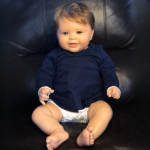 24 colių 60 cm Reborn Baby Dolls Kodi Cosplay Mergaitei arba berniukui Mink&scaron;to audinio korpusas PP medvilninis įdaryti Rebirth lėlė Chubby miela &scaron;ypsena kūdikių lėlės žaislai vaikams Dovana 60cm