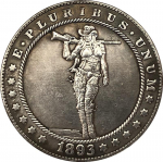 1893 m. JAV JUNGTINĖS AMERIKOS VALSTIJOS Grožis Hobo Nikelio atminimo kolekcionuojami suvenyrai Sidabrinės monetos