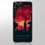 Space Cowboy Bebop telefono dėklas, skirtas Samsung Galaxy A12 A02S A22 A32 A52 A72 A71 A51 A41 A31 A21 A11 A50 A70 A10S A20S juodas dangtelis Samsung A02