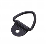 V-shape D-ring Hook Cargo Tie Down D Shape Pull Hook Triangular Rope Hook Truck Trailer Car Compartment Fastening Anchor Car Clip Fastener juoda