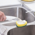 Soap Dispenser Dish Wand Brush Scrub Refill Washing Potts clean Kitchen