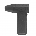 Ne&scaron;iojamasis turbo sraigtinis ventiliatorius, rankinis dulkių &scaron;alinimo turbo ventiliatorius, 110000 aps./min. didelės spartos be&scaron;epetis variklis &scaron;viesiai pilka spalva