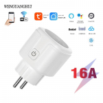 Graffiti WiFi i&scaron;manusis lizdas Europos standarto ki&scaron;tukas 16A elektrinis kiekio matavimas Alexa balso telefono nuotolinio valdymo pultas 16A charge measurement