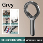 Žiedo formos auk&scaron;to slėgio du&scaron;o galvutė Vonios kambario stiprintuvas du&scaron;o galvutė nuo lietaus du&scaron;o galvutė kelionėms Vandenį taupantys vonios kambario priedai