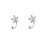 S925 pasidabruoti auskarai Mada korėjieti&scaron;ka lengvos prabangos versija, paprastas vidų vėjas, mažo užsukamo ra&scaron;to užsukami auskarai