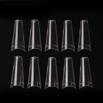 500 vnt. Skaidrūs Natūralūs Prancūzi&scaron;ki Balerinos Karsto Formos Netikri Akriliniai Nagai Meno Patarimai UV Gelis Itin Lankstūs Netikri Nagai Manikiūro Patarimai &bdquo;Pasidaryk pats&ldquo; Įrankiai