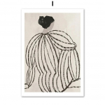 Abstract Beige Minimal Boho Lines Vaza Picasso Plakatai Sienų Menas Drobės TapybaIr spaudiniai Sienų Paveikslėliai Svetainės Dekoravimui 21x30cm No Framed