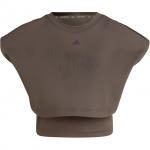 Adidas Power Stripe apvalios apykaklės berankovis vir&scaron;utinis drabužis moterims Vir&scaron;utiniai drabužiai IW3187 XL
