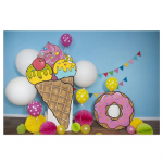 Vinilo fotografijos fonas Nuotraukų fonas Baby Shower Kid Party Decor A-150*100cm