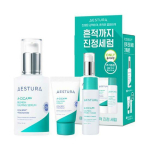 Aestura A-Cica 365 Blemish Calming Serum 40ml Specialus rinkinys (+ Kremas 10 ml + Tonikas 25 ml) blue