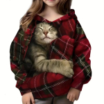 Vaiki&scaron;kas džemperis 3D mielas animacinių filmų spausdinimo ra&scaron;tas madingi drabužiai laisvi sportiniai drabužiai laisvalaikio vir&scaron;ūnės ilgomis rankovėmis striukės Auk&scaron;tos kokybės 160