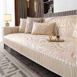 &Scaron;enilinis sofos kilimėlis &bdquo;Four Seasons&ldquo; universalus lengvas prabangus modernus auk&scaron;čiausios klasės atlo&scaron;o rank&scaron;luostis, neslystantis odinis sofos užvalkalas