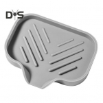 Silikoninis muilo indų kriauklės dėklas su i&scaron;leidimo snapeliu, daugkartinio naudojimo, lengvai valomas stalvir&scaron;io kriauklės &scaron;veitimo &scaron;epetys Muilo laikymo stovo virtuvės tvarkytuvas S