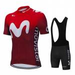 Naujas Movistar Dviratininko Mar&scaron;kinėlis Trumpomis Rankovėmis 2024 Komandos Vyri&scaron;ki Dviračių &Scaron;ortai su Petne&scaron;ėlėmis Drabužiai Maillot Dviračių Rinkiniai MTB Drabužiai Ropa Ciclismo XS