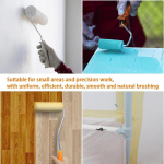 10 vienetų Mini Paint Roller Covers Tapybos įrankiai Sienų įrankis, skirtas pasidaryk pats Style A