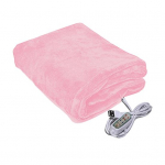 Žiemos elektrinė antklodė 3 lygių temperatūros reguliavimas USB įkrovimas Storas dvipusis medžiaga Laiko nustatymas Stovyklavietės Kelionės Biuro namų &scaron;ildymo antklodė rožinė