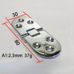 2vnt baldų furnitūra Sulankstomi vyriai Savaime laikantys sulankstomi stalo spintelės durų vyriai įleidžiami virtuvės baldų vyriai Thickness 2mm 2pc bronza