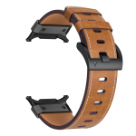 Tvirta odinė apyrankė, suderinama su Samsung Galaxy Watch 7 Ultra 47mm, nerūdijančio plieno metalo jungties apyrankė vyrams, moterims Galaxy Watch 7 Ultra 47mm