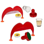 Jeu &agrave; Boire Hockey shots jeu de palet de table 2 shooters