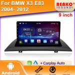 Android automobilio radijas, skirtas BMW X3 E83 2004-2012 automobiliniam daugialypės terpės vaizdo grotuvui Navigacijai GPS DSP Carplay Autoradio 2Din Be DVD 4 core 1GB+32GB carplay