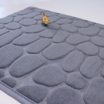 Auk&scaron;čiausios kokybės koralų vilnos Memory Foam vonios grindų kilimėliai 50*80cm (Coral Fleece)