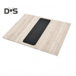 Medinis sofos rankenos dėklas Neslystantis, didelio na&scaron;umo daugiafunkcis stačiakampis sulankstomas sofos porankis kavos puodelis gėrimų užkandžių laikiklis laikymo organizatoriaus padėklas