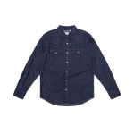 Levis Laisvalaikio Mar&scaron;kiniai i&scaron; Grynos Medvilnės Džinsinio Audinio ilgomis Rankovėmis Vyri&scaron;ki mar&scaron;kiniai Mėlyni 85745-0002 M