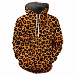 Vyri&scaron;kas rudeninis leopardų ra&scaron;to serijos 3D skaitmeninio spausdinimo užtraukiamas gobtuvas mados tendencijų džemperis vyrui 6XL