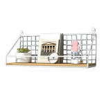 Ant sienos tvirtinamos plūduriuojančios lentynos, rūdims atsparios, tvirtos apkrovos, lengvai montuojamos knygų lentynos, metalinės A balta