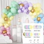 Macaron latekso balionų rinkinys Vestuvių kambario įrengimas Gimtadienio dekoravimas Baliono jubiliejaus atidarymo balionas Macaron Package 1