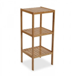 Vonios kambario spintelė lentyna Louis - 80 x 33 x 34 cm - 3 organizacinės bambukinės lentynos - Ruda - Versa ruda