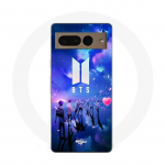 Coque Maniacase pour Google Pixel 7 Pro BTS groupe symbol army