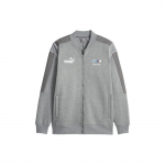 Puma Bmw M Motorsport Color Block Design laisvalaikio sportinė striukė ilgomis rankovėmis Vyri&scaron;ka striukė pilka 621213-03 M