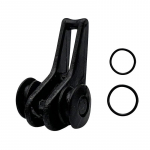 10 vnt/komplektas Me&scaron;kerės kotelis Kabliuko laikiklis Žvejybos reikmenys Saugiai žiede laikantys masalo masalai ir įtaisai saugiai ir lengvai žvejybai raudona