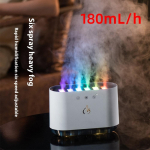 Colorful flame rhythm aromatherapy humidifier, 7 color change essential oil diffuser, ultra-quiet aromatherapy essential oil aromatherapy diffuser,
