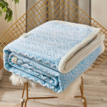 Storas koralinio fliso pledas: Žiemai paruo&scaron;ta, lengva pavasario ir rudens antklodė bendrabučiui ar namams 100*150cm single blanket [1 catties]