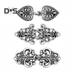 3 vnt. segtukai &scaron;aliui su atlapais, retro dizaino, megztiniui, kardiganui, galvanizuoti, 3 stilių, &scaron;alių užsegos, sagos, drabužių &bdquo;pasidaryk pats&ldquo; reikmenys 3pcs