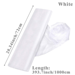 72cm*10m Sheer Crystal Organza Tulle Roll tulle curtains Fabric Wedding Birthday Ceremony Party Decoration DIY Baby Shower Decor balta