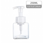 250/450 ml putų veido valiklio putų dozatorius plastikiniai pompiniai buteliukai mini tu&scaron;čias buteliukas papildomas kelionėms valyti kosmetiką 250ml gryna